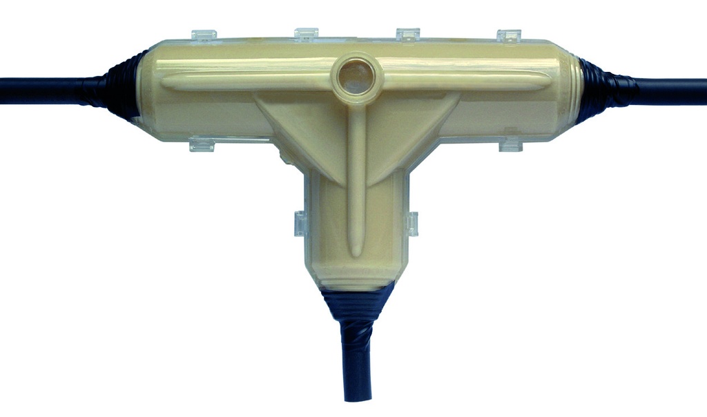 TROUSSE DE DERIVATION BT EN T AVEC RESINE STANDARD PXE-TU2-43BD